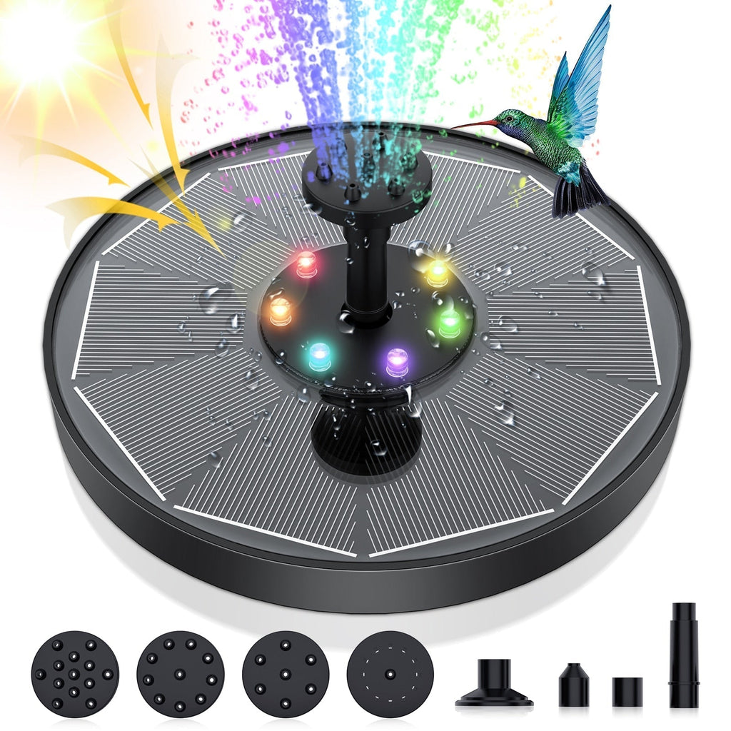 LED Solar Water Fountain Pump