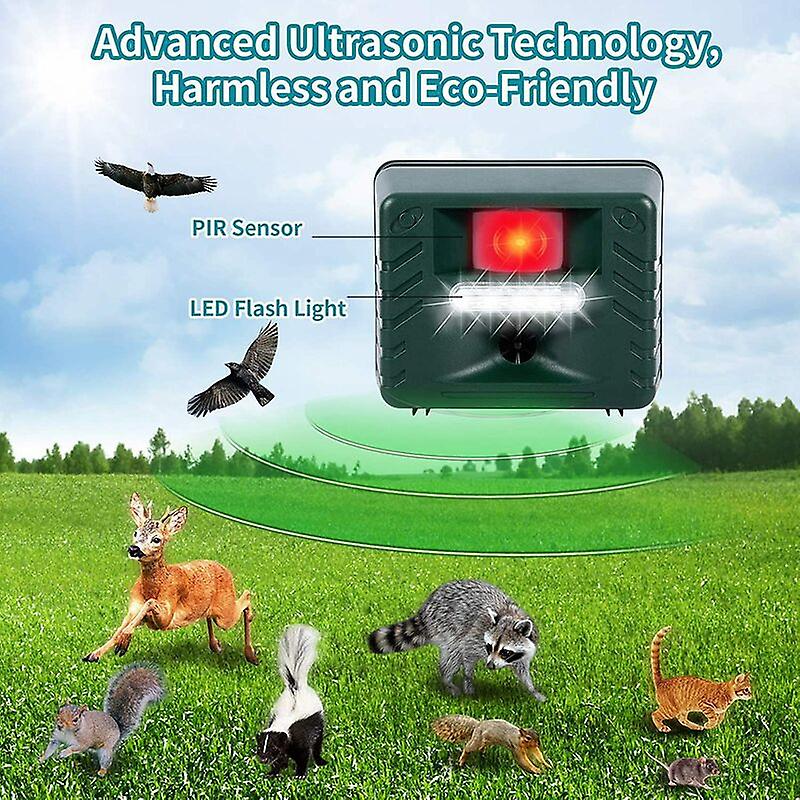 Solar Ultrasonic Woodpecker Repeller