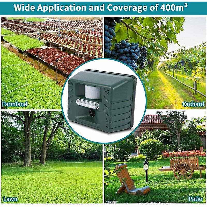 Solar Ultrasonic Woodpecker Repeller