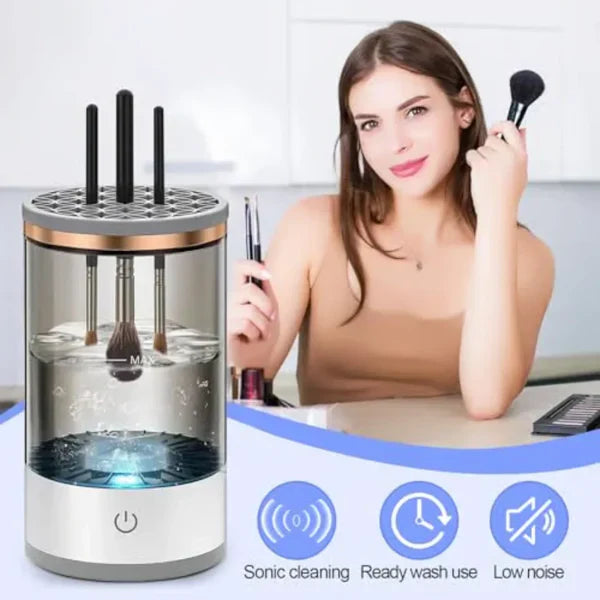 Automatic Makeup Brush Cleaner