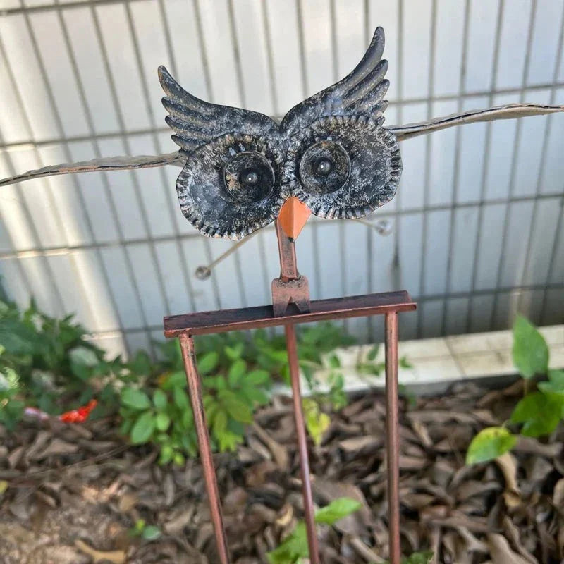 Kinetic Bird Garden Art Stake