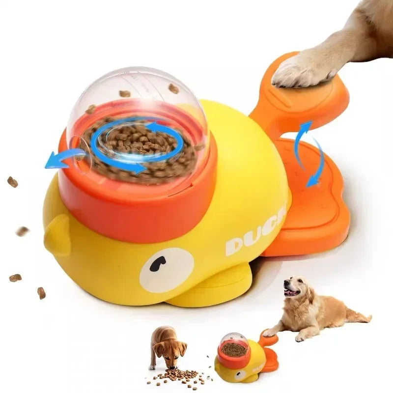 Cartoon Duck Dog Puzzle Feeder