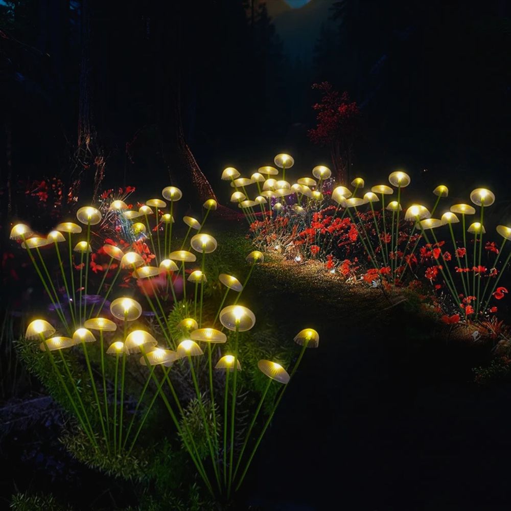 Solar Swaying Mushroom Garden Lights