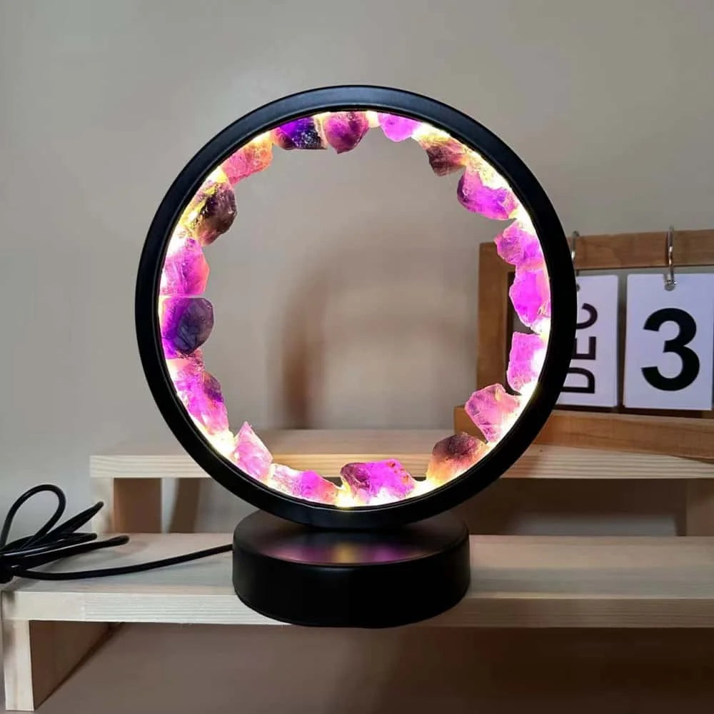 Crystal Column Decorative Night Lamp