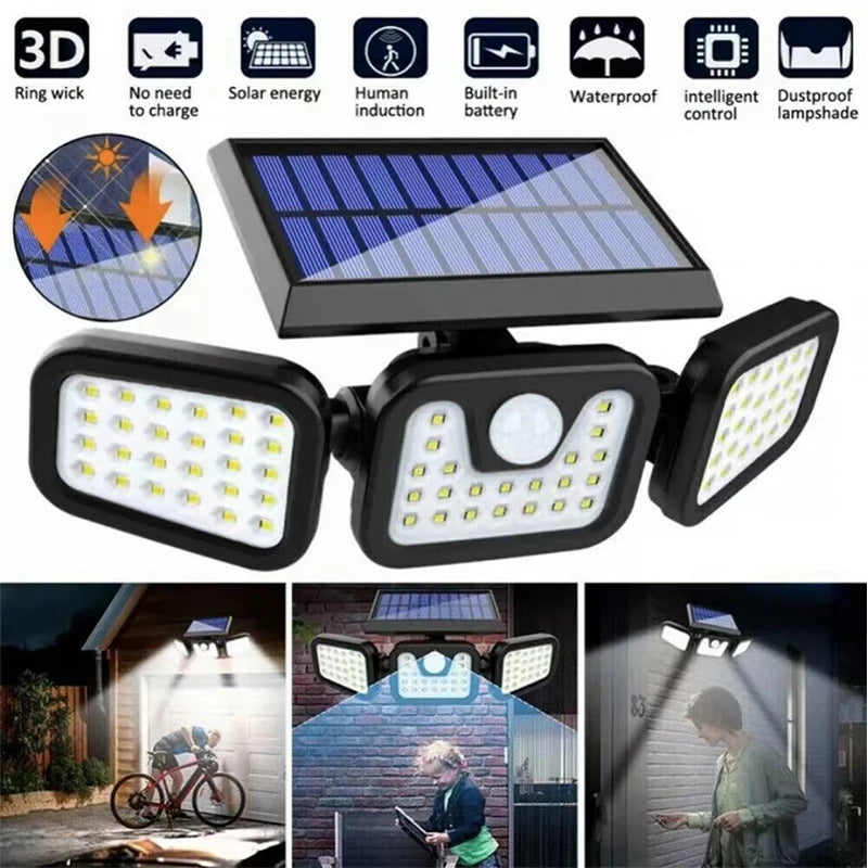 Solar Motion Sensor Outdoor Light