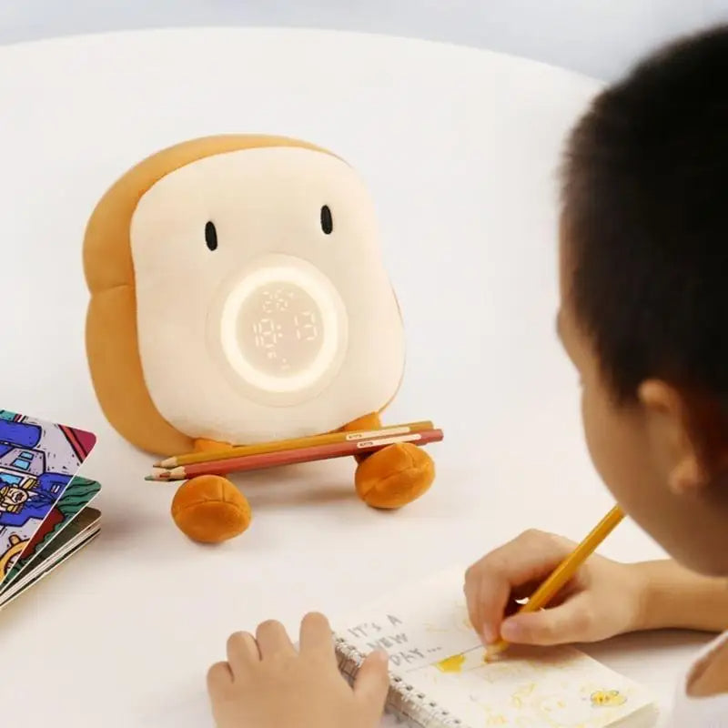 Plushie Alarm Clock with Soft Night Light