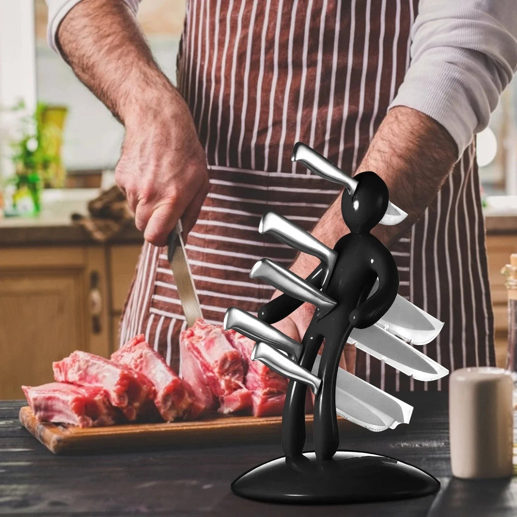 Humanoid Kitchen Knife Holder Set