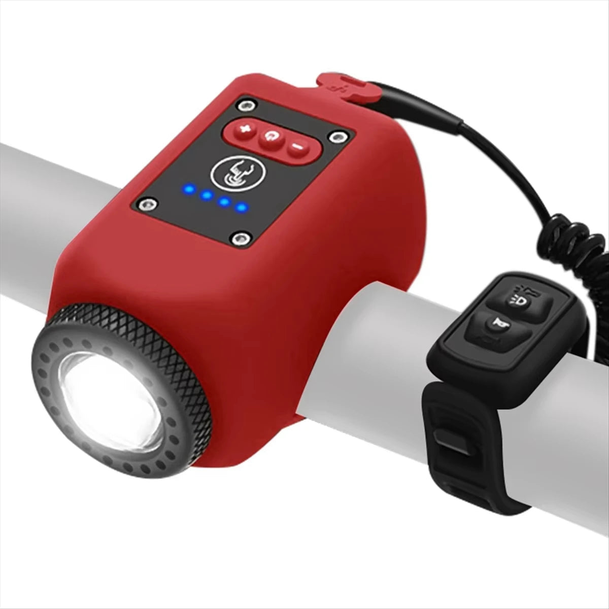 Electric Bike Horn & Front Light