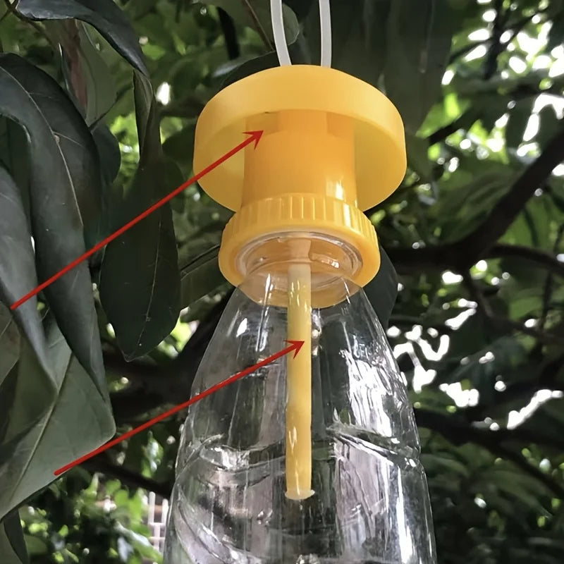 Reusable Fruit Fly Trap with Hanging Cover