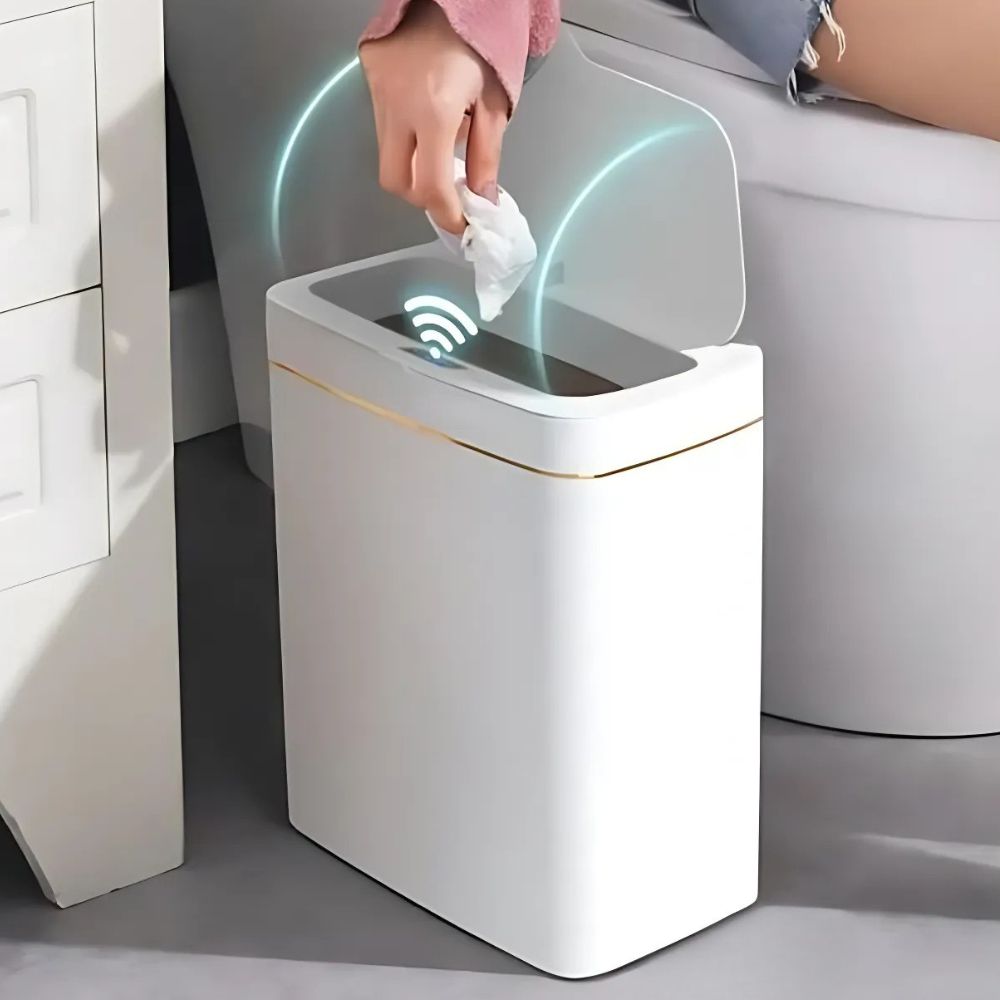 Automatic Motion-Sensor Trash Can