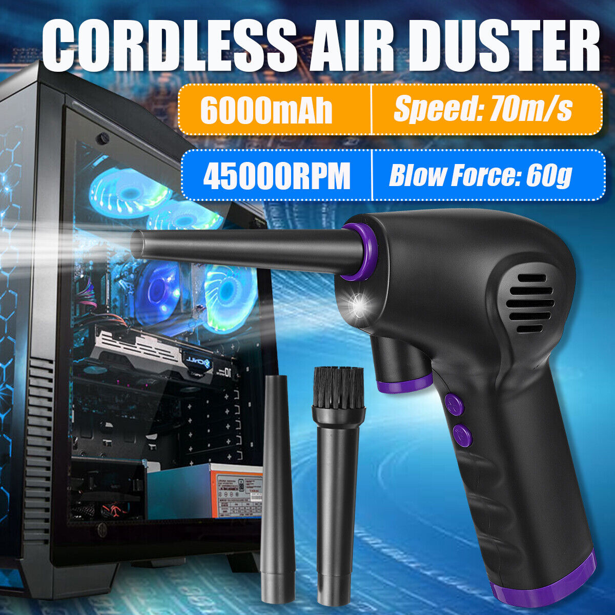 Cordless Electric Air Duster