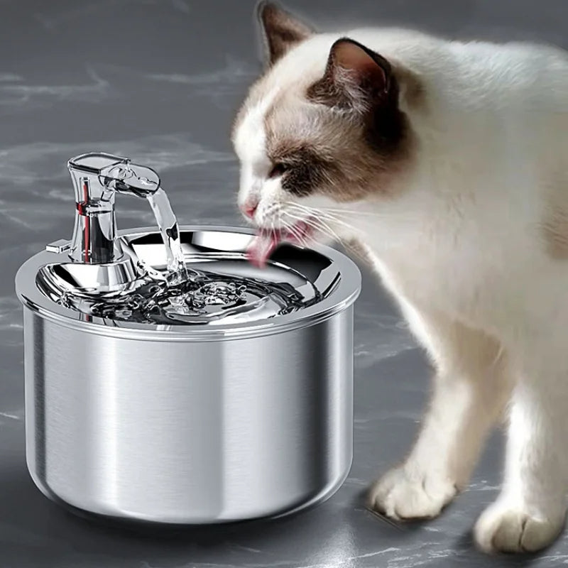 Stainless Steel Cat Water Fountain