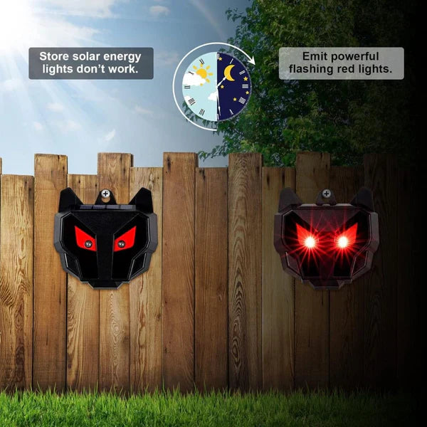 Solar Ultrasonic Animal Repeller (2-Pack)