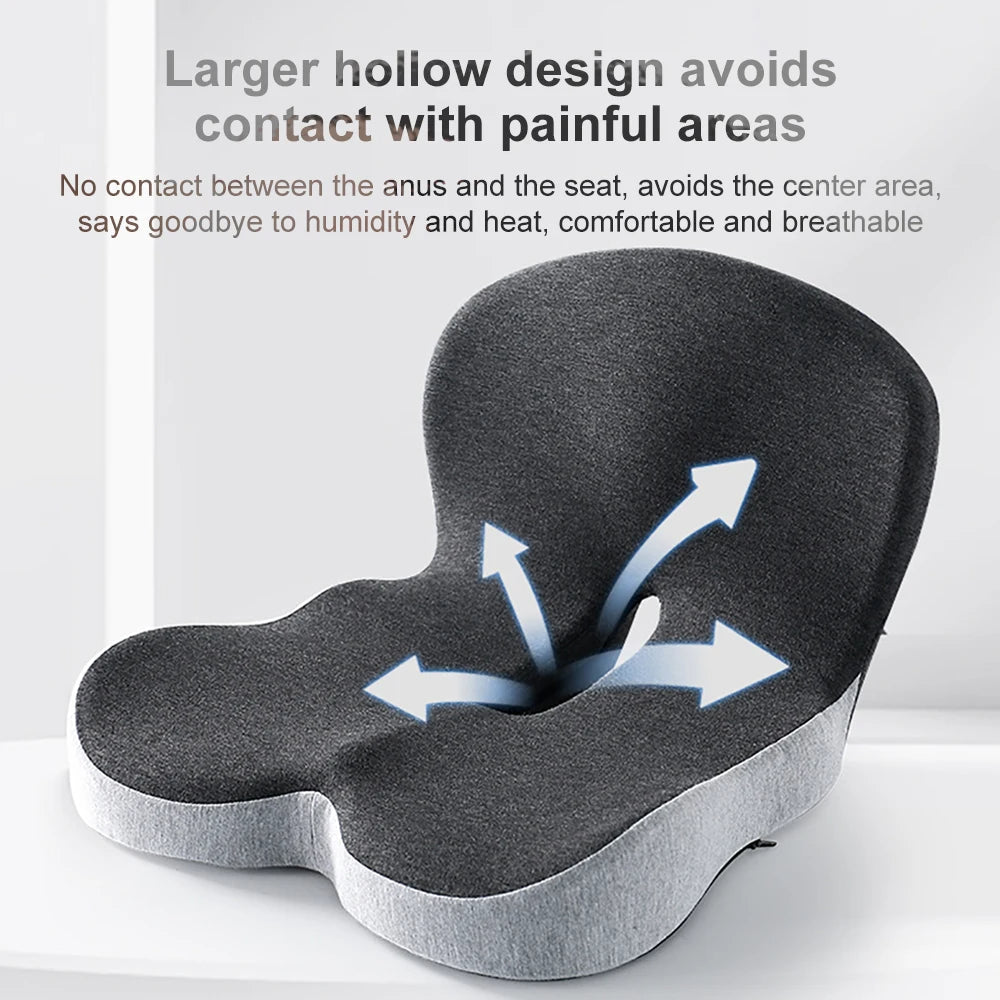 Memory Foam Lumbar Support Seat Cushion