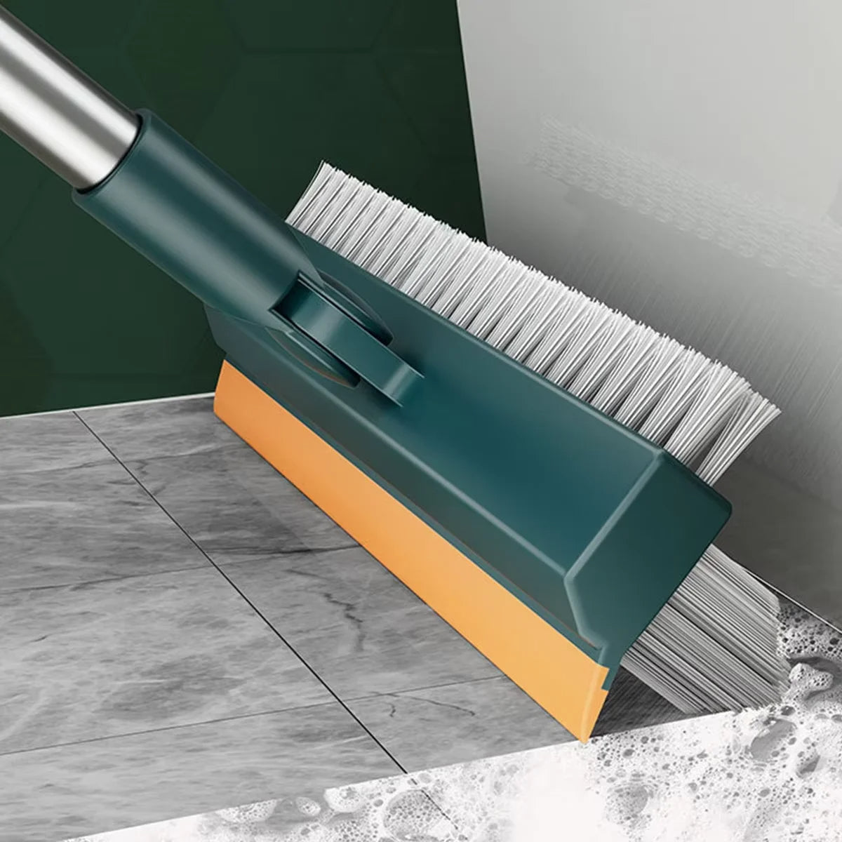 Long Handle Floor Scrub Brush, Stiff Bristles