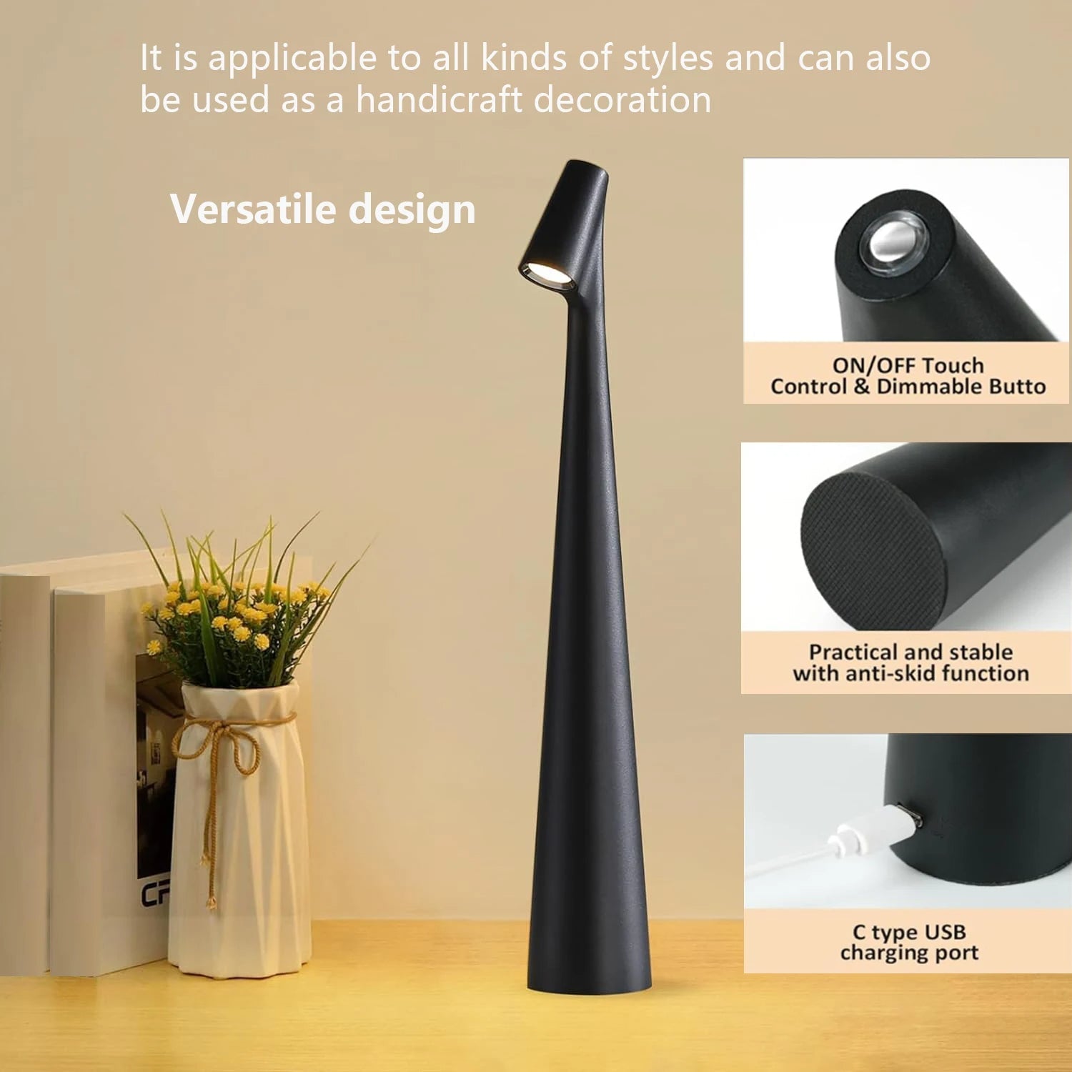 Touch Control Reading Light