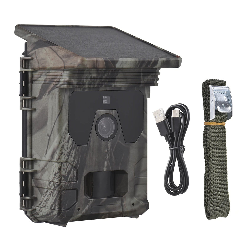Solar Night Vision Trail Camera 4K