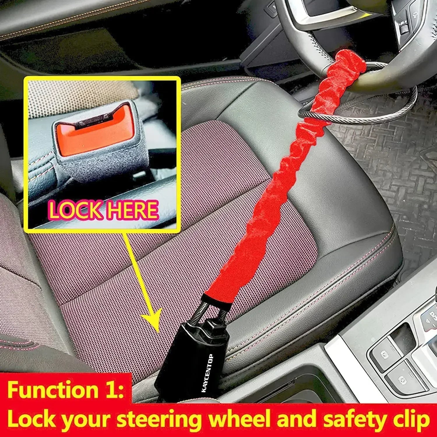 Universal Car Steering Wheel Lock
