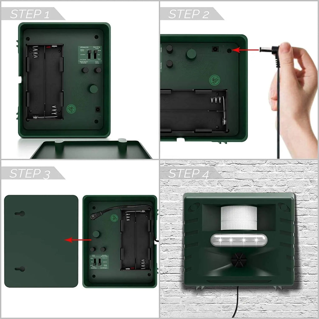 Ultrasonic Woodpecker Bird Repeller