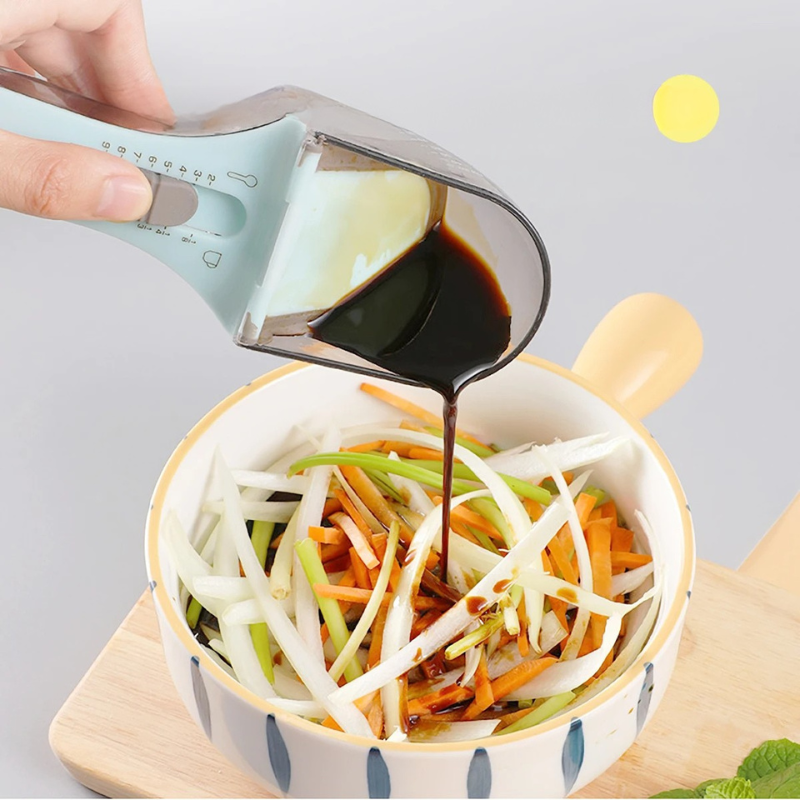 2-Pc Adjustable Measuring Cup & Spoon Set