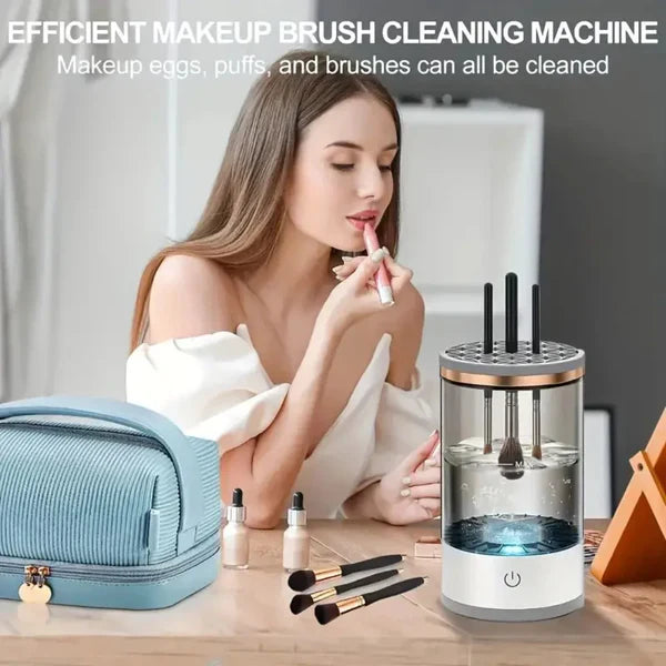 Automatic Makeup Brush Cleaner