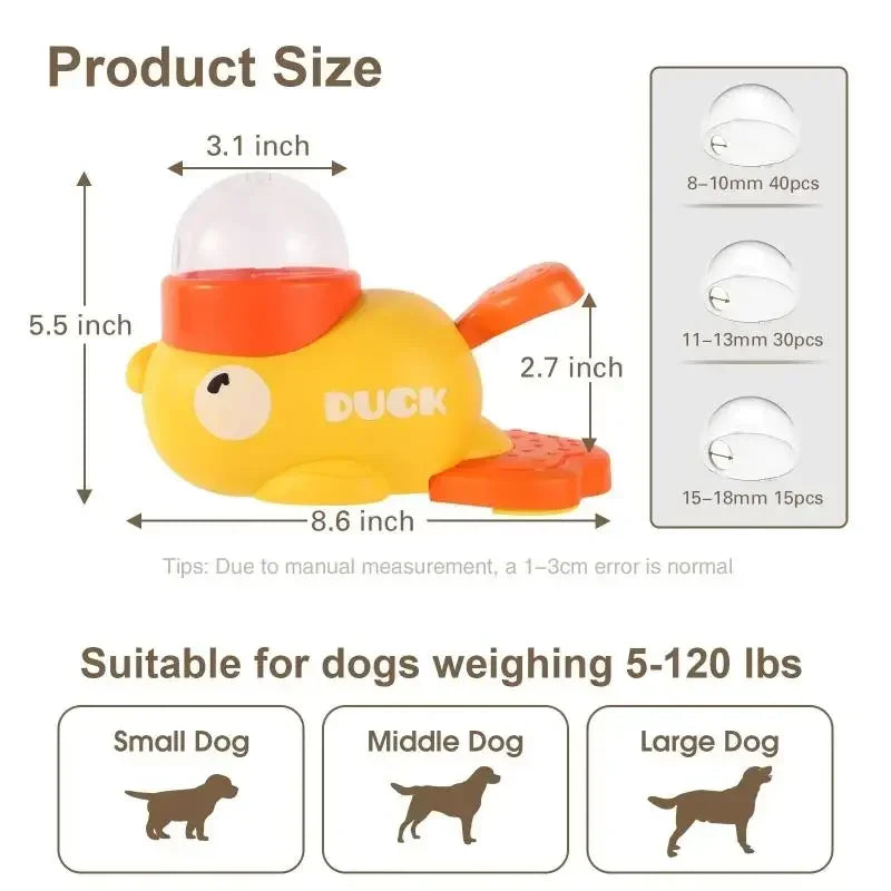 Cartoon Duck Dog Puzzle Feeder