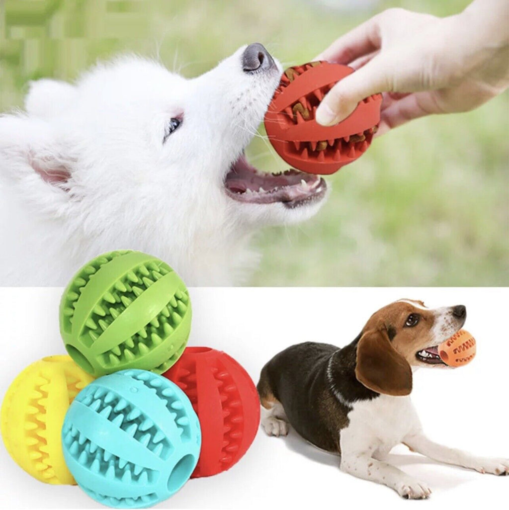 Interactive Treat-Dispensing Rubber Ball
