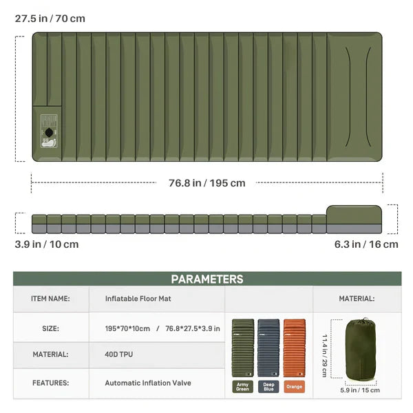 Inflatable Portable Camping Mattress