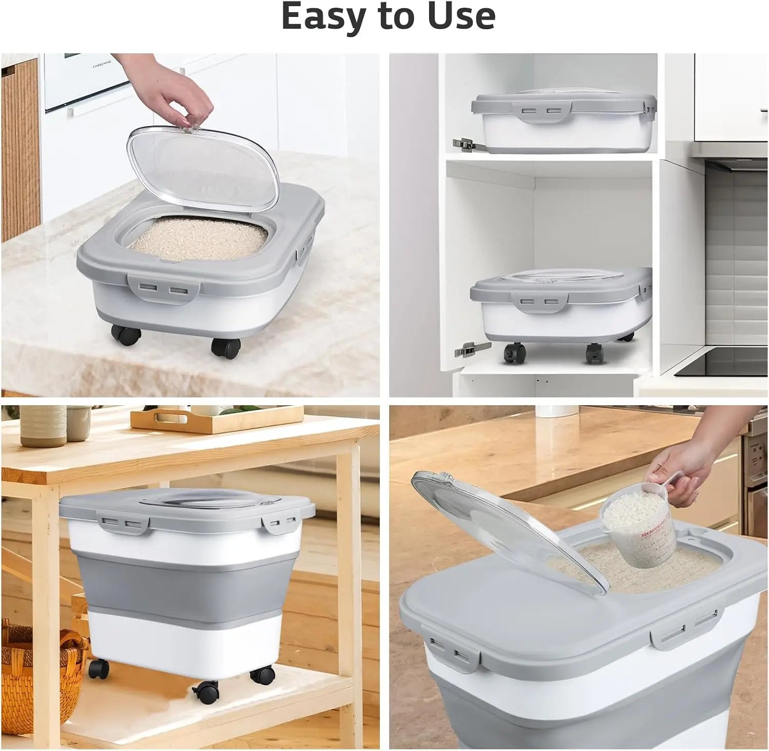 Foldable Large-Capacity Food Storage