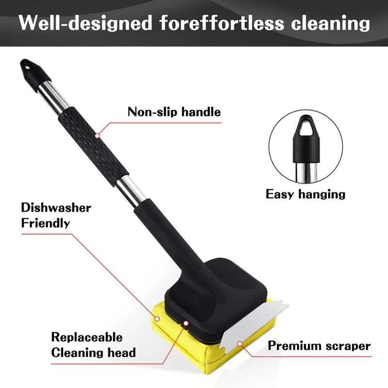 Steam Grill Brush with Scraper