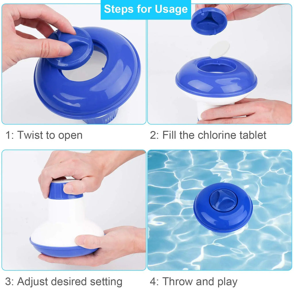 Adjustable Pool Chlorine Floater Dispenser