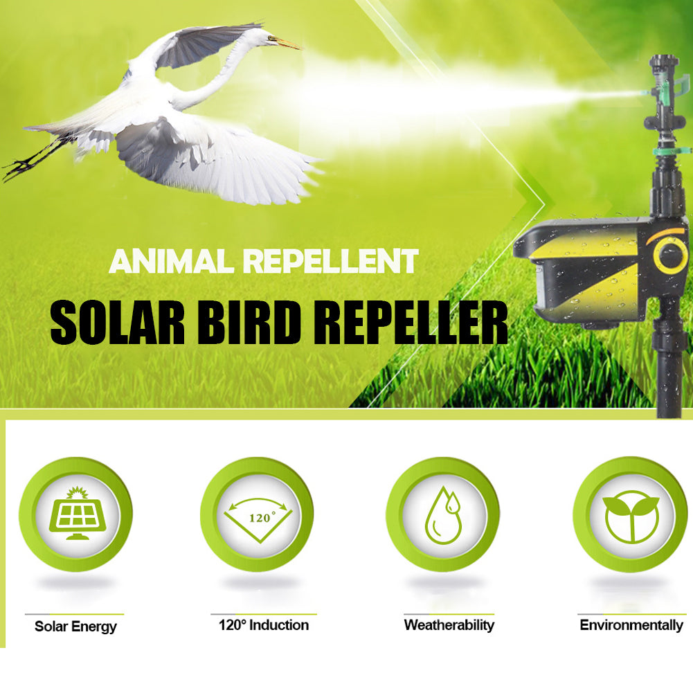 Solar Motion-Activated Deer Sprinkler