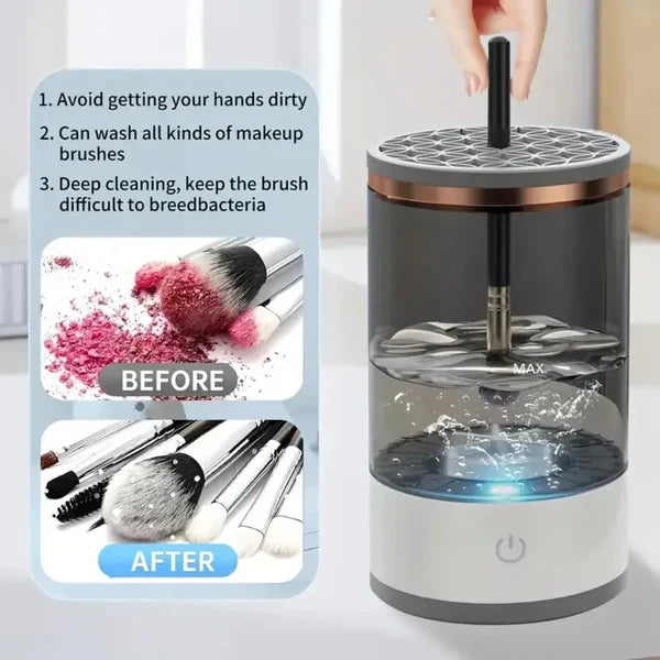 Automatic Makeup Brush Cleaner