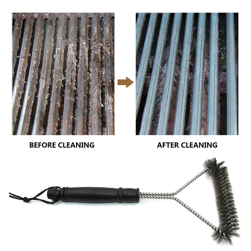 Stainless Steel Barbecue Grill Brush