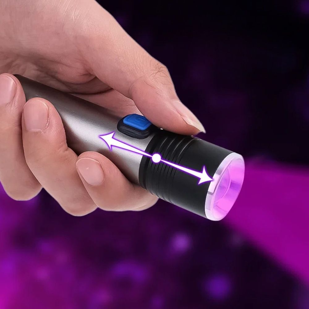 Handheld UV Blacklight Detector Flashlight