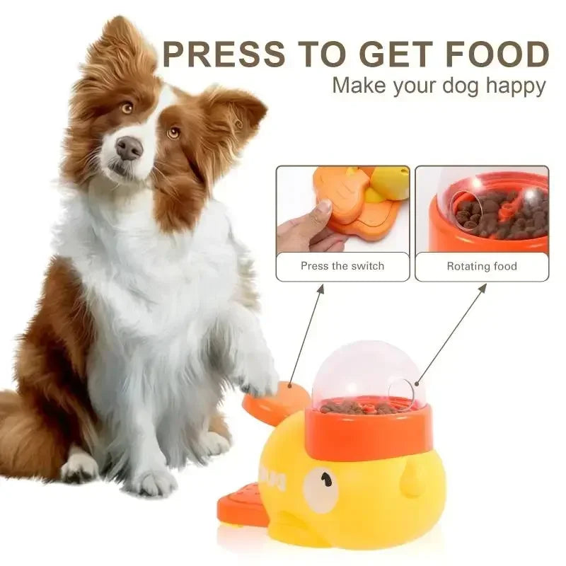Cartoon Duck Dog Puzzle Feeder