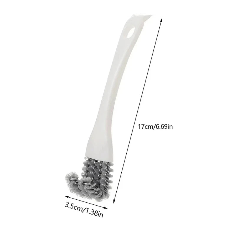 V-Shaped BBQ Grill Brush with Scraper