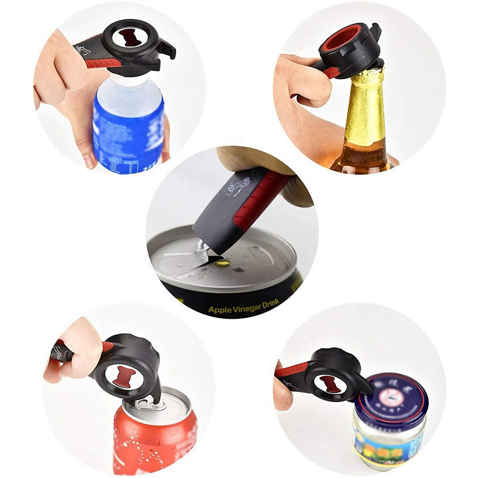 6-in-1 Multi Bottle & Can Opener