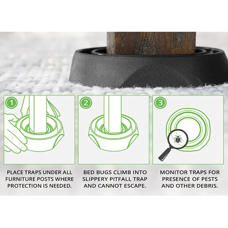 Bed Bug Interceptor Traps (4 Pack)