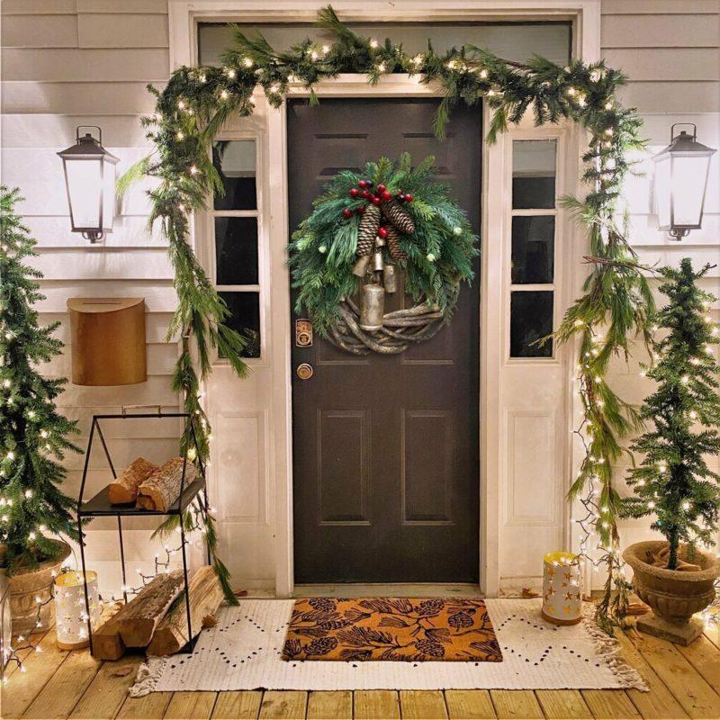 Farmhouse Christmas Boho Wreath