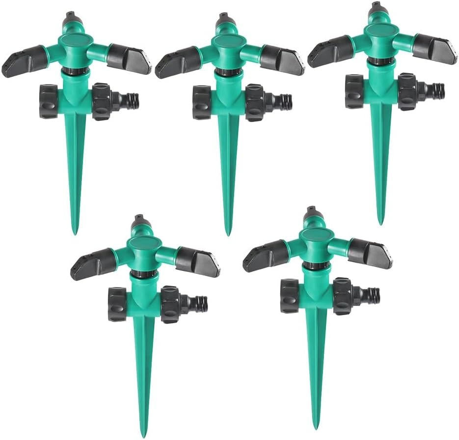 Rotating Garden Sprinkler System - 5 Set