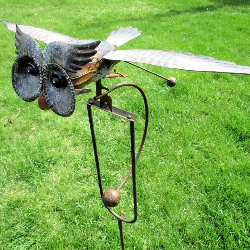 Kinetic Bird Garden Art Stake