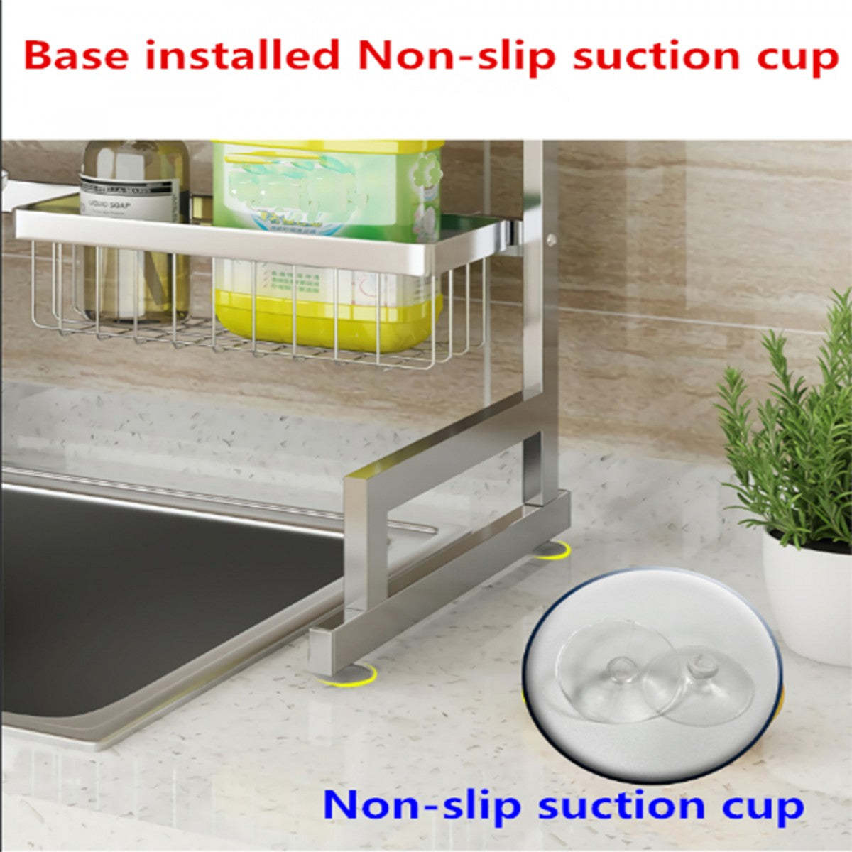 Over-Sink Stainless Dish Drying Rack