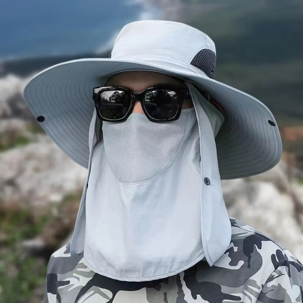 Wide Brim Sun Protection Fishing Hat