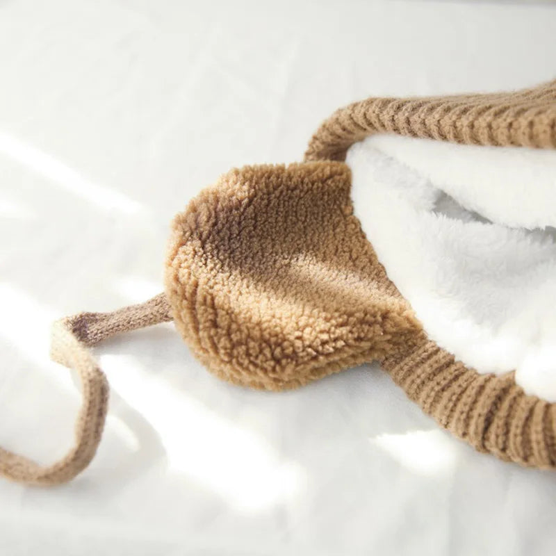 Kids Knit Beanie with Earflaps