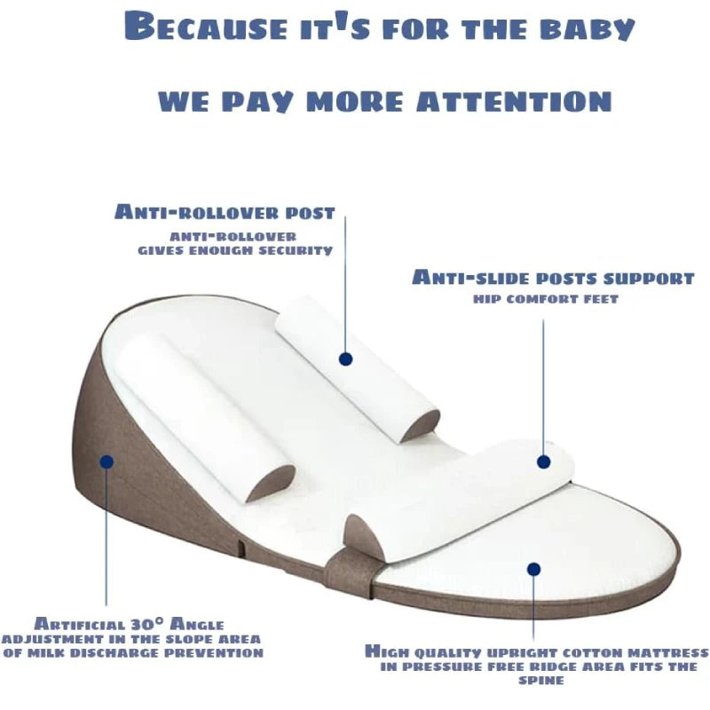 Baby Side Wedge Support Pillow