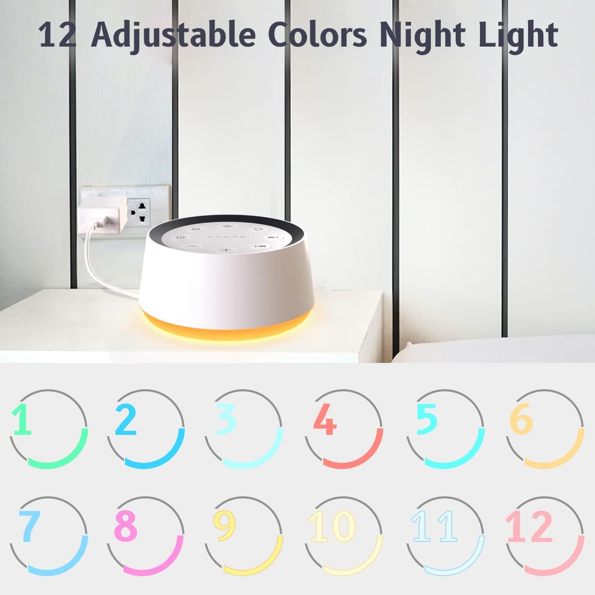 Baby Sound Machine & Night Light