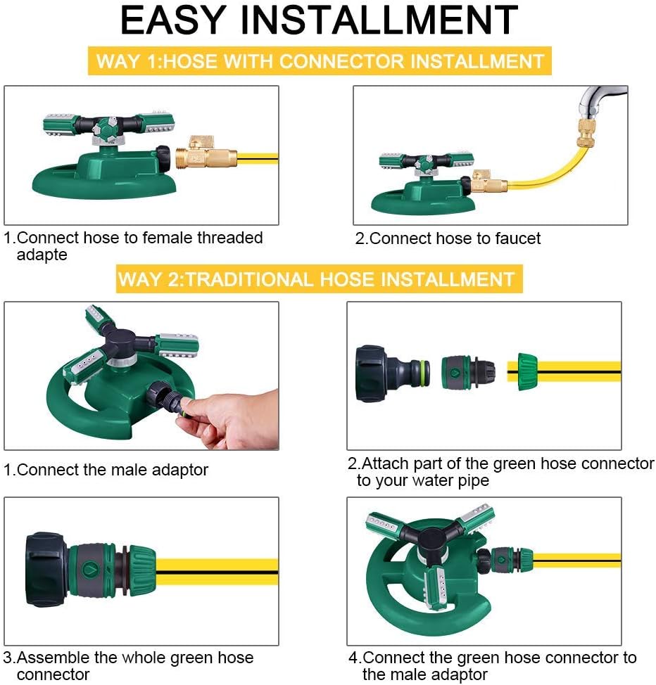 360 Garden Lawn Water Sprinkler