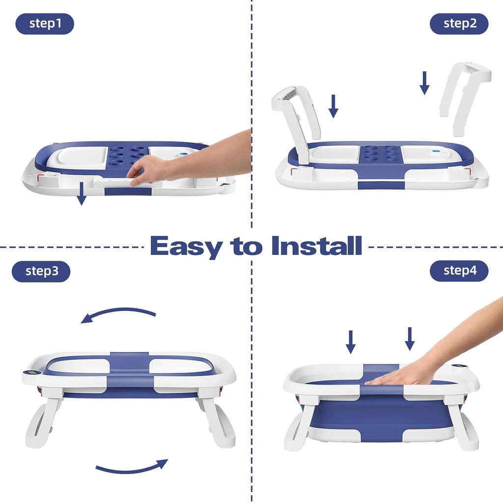 Foldable Non-Slip Baby Bath Tub