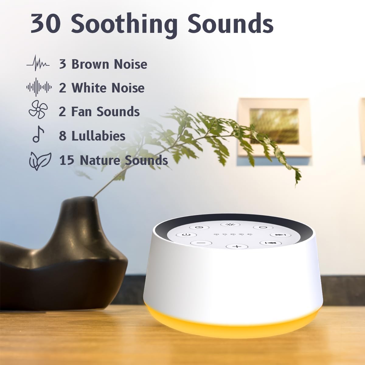 Baby Sound Machine & Night Light